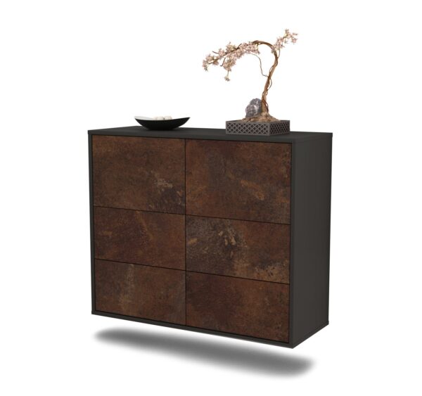 Sideboard Worcester, Rost, hängend (92x79x35cm)