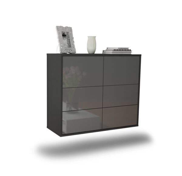 Sideboard Worcester, Grau, hängend (92x79x35cm)
