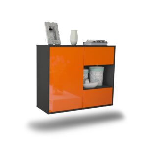 Sideboard Brownsville, Orange, hängend (92x79x35cm)