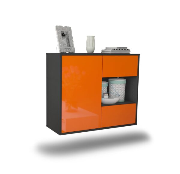 Sideboard Brownsville, Orange, hängend (92x79x35cm)