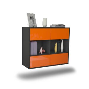 Sideboard Providence, Orange, hängend (92x79x35cm)