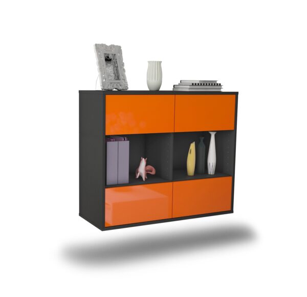 Sideboard Providence, Orange, hängend (92x79x35cm)