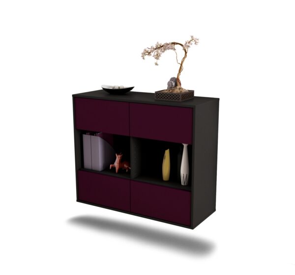 Sideboard Providence, Lila, hängend (92x79x35cm)