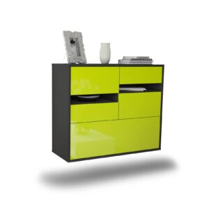 Sideboard Fayetteville, Grün, hängend (92x79x35cm)
