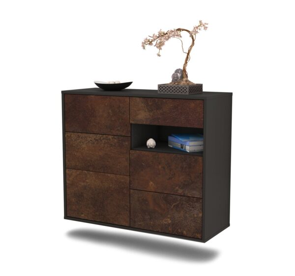 Sideboard Huntsville, Rost, hängend (92x79x35cm)