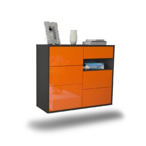 Sideboard Huntsville, Orange, hängend (92x79x35cm)