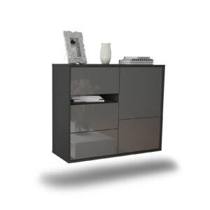 Sideboard Ontario, Grau, hängend (92x79x35cm)