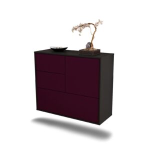 Sideboard Rancho Cucamonga, Lila, hängend (92x79x35cm)