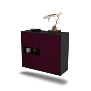 Sideboard Santa Clarita, Lila, hängend (92x79x35cm)