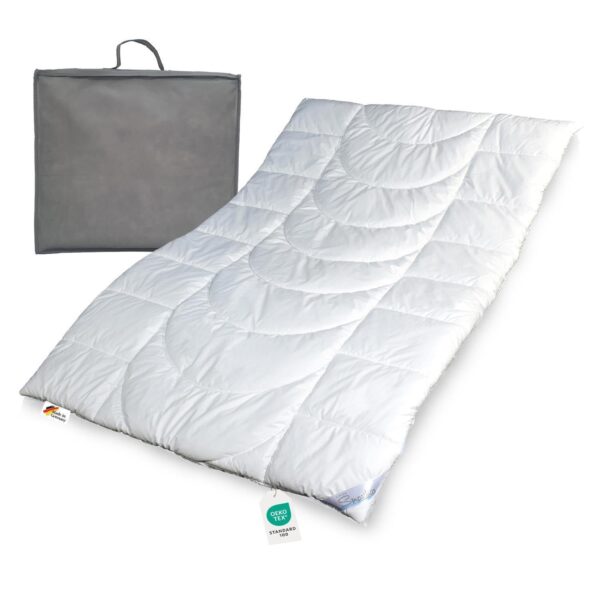 Warme Allergiker Winter Bettdecke Duo Steppbett Klimafaser 135x200 60°